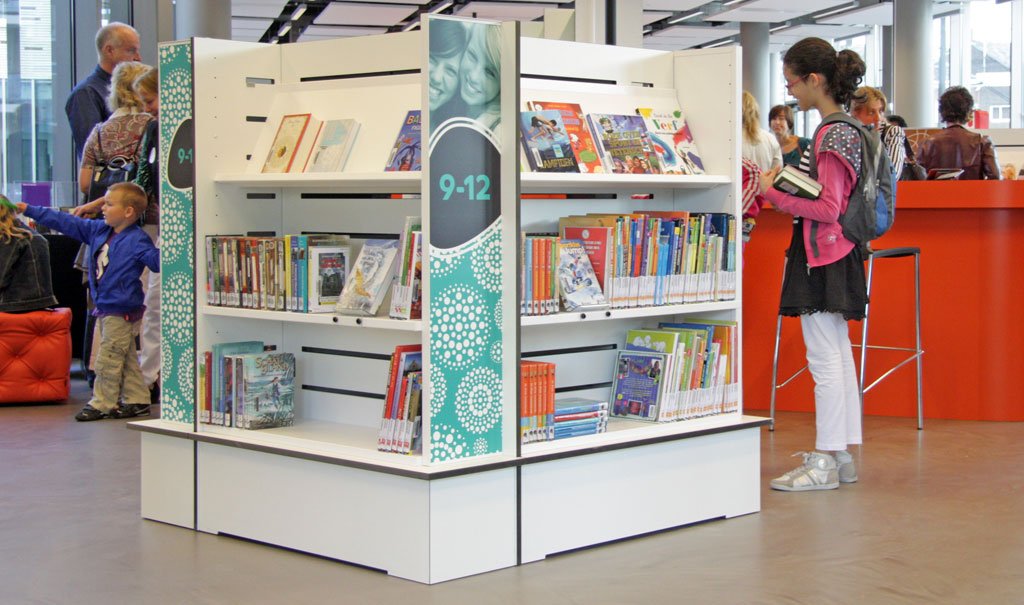Nieuwe inrichting Bibliotheek Feijenoord in Rotterdam